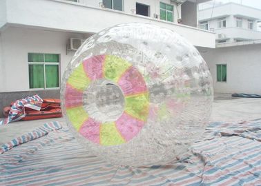 Rolling Inside Funny Inflatable Zorb Ball , Colorful Entrances Kids Hamster Ball