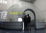 0.8mm ポリ塩化ビニールの透明で明確なドームの膨脹可能な泡テントのヒート シールの二重層