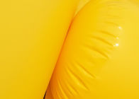 おかしく黄色い二重プールの膨脹可能なプール ポリ塩化ビニールの防水シートのセリウムの承認