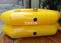 二重管 0.65m の高い子供のプール膨脹可能なポリ塩化ビニールの防水シート