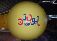 企業の広告2.5mの直径のための黄色い注文の膨脹可能な気球