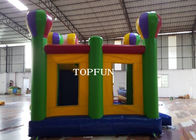 誕生会 OEM のためのスライドが付いている子供の幸せなホツプの跳躍の城