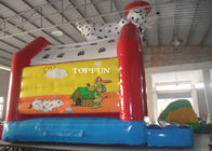 5 X 4 M Cute Funny Kids Bounce House Inflatables With Animal Cartoon