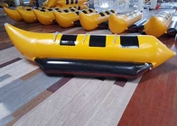 バナナ ボートの膨脹可能な 0.9mm ポリ塩化ビニール 3 人は湖および海のための水のおもちゃを爆破します