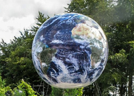 巨大な広告のInflatablesの単語の地球の地球の地図の球LEDの掛かる惑星