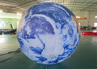 巨大な広告のInflatablesの単語の地球の地球の地図の球LEDの掛かる惑星