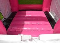 Pink Bouncy Castle Bouncers王女の子供のゲームのスライドとコンボ膨脹可能な跳ね上がりの家