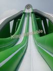大人のための3車線が付いている巨大な緑の刺激的なTrippo膨脹可能な水スライド