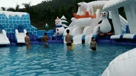 子供の遊び デザイン 膨らませられる 大きなプール ウォーターパーク 膨らませられる 水上公園 プールとスライド