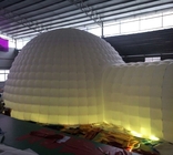 新デザイン 屋外 巨大 イグロ LED 吹き込みドームテント 2トンネル入り口 パーティー用イベント
