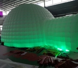 新デザイン 屋外 巨大 イグロ LED 吹き込みドームテント 2トンネル入り口 パーティー用イベント