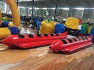 赤い色の0.9mmポリ塩化ビニール膨脹可能な釣ポンツーンのボートが付いている膨脹可能なフライ フィッシングのボート