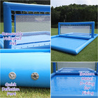 33FT 充電式バレーボールコート プール 青いビーチ 水上バレーボール 網 野外スポーツのための空気ポンプ