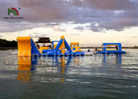 熱-溶接の巨大な青30 * 25m大人および子供のための膨脹可能な水公園