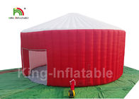 プラトン210Dオックスフォードの生地の赤く膨脹可能なYurtのドームのテント/爆発のでき事のテント