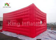 二重層の赤の広場の友好的なポリ塩化ビニール物質的なEcoが付いている膨脹可能なでき事のテント