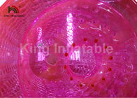 2.4mの直径の大人のピンク娯楽のための膨脹可能な水Zorbのローラー ポリ塩化ビニール水おもちゃ