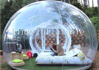 商業透明なポリ塩化ビニールの芝生の膨脹可能な泡テントの気球 4 つの M の直径