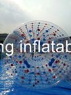 1.0mmポリ塩化ビニール/TPUの膨脹可能な円柱ローラー水公園のための透明な水おもちゃ