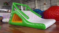緑/白0.9mmポリ塩化ビニールの防水シートの爆発水おもちゃの浮遊スライド レンタル ビジネス使用