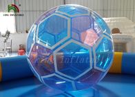 1.0 mm透明なポリ塩化ビニール/PTUの水球で歩く膨脹可能なサッカー ボールの爆発