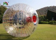 狂気の巨大な人間のハムスターの球、草/丘ポリ塩化ビニール水ローラー球