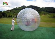 狂気の巨大な人間のハムスターの球、草/丘ポリ塩化ビニール水ローラー球