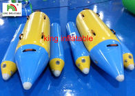 2 隻の人水ゲームの膨脹可能なフライ フィッシングのボート、ポリ塩化ビニールの膨脹可能なバナナ ボート