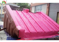 庭0.55 Mmポリ塩化ビニール ポリ塩化ビニールの防水シート カスタマイズされる子供のピンク色のための膨脹可能な水スライド