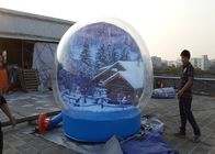 祝祭2.5m膨脹可能な広告プロダクト ポリ塩化ビニールの防水シートの雪玉