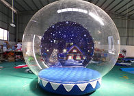 屋外広告3mの膨脹可能な雪の地球の気球