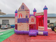 Themed Jumping Castle Bounce屋外の子供の膨脹可能な王女の家ポリ塩化ビニールの防水シート