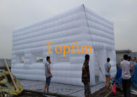 8M の生地の屋外のでき事のための膨脹可能なでき事のテント/白く膨脹可能な立方体の家