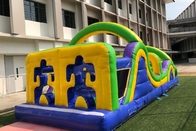 幼児のための青い8m膨脹可能な障害物コースの跳躍の城