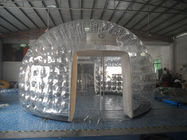 屋外の膨脹可能で透明な泡テント、ポリ塩化ビニールのハンドメイドの明確なドームのテント