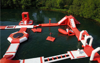 53*47m膨脹可能な水公園のジャンパーのスポーツのゲーム210人容量