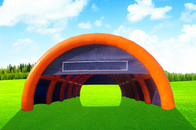 大きいアーチのトンネルの入口が付いている定形膨脹可能なでき事の玄関ひさしのテント