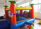 Cartoon Themed Commercial Bounce Houses With Net Door and Slide