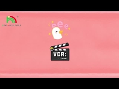 膨らませられる水スライド王25