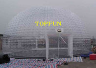 8m の直径膨脹可能な党テントのゆとりのドームのテントの非連続的なタイプ