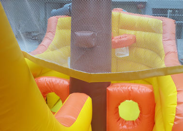 PVC Tarpaulin Kids Fun City Inflatable Bouncy Pirate Ship For Commercial Use