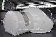 3mの膨脹可能な泡テントのホテルのGlampingのドーム屋外家族党膨脹可能な家のテント