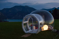 透明なドームの泡テントの家の屋外のキャンプの膨脹可能な泡ホテルの部屋