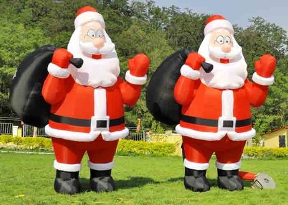 爆発のサンタクロースの大きいクリスマスの装飾の屋外の裏庭の楽しみ膨脹可能なサンタ