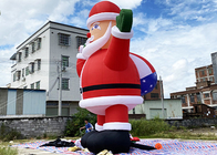サンタ クロースの膨脹可能なクリスマスの装飾 20ft 26f 33ft の大きい爆発のサンタ