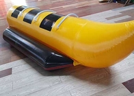 バナナ ボートの膨脹可能な 0.9mm ポリ塩化ビニール 3 人は湖および海のための水のおもちゃを爆破します