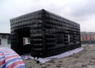 プラトン ポリ塩化ビニールの防水シートから成っている黒い正方形の設計膨脹可能なキャンプ テント