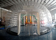ポリ塩化ビニールの党/展覧会のためのコンボの透明で膨脹可能なドームのテント8mの直径