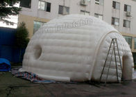 耐火性の白く膨脹可能なでき事のテント、プロジェクト ショーのでき事のための膨脹可能なドームのテント
