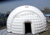 耐火性の白く膨脹可能なでき事のテント、プロジェクト ショーのでき事のための膨脹可能なドームのテント